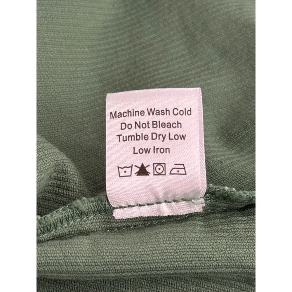 Tuckernuck Clifton Corduroy Mini Dress Green Cotton A-Line Lined Size M - Picture 11 of 11